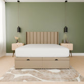 Tashken Wingback Ottoman Bed Frame