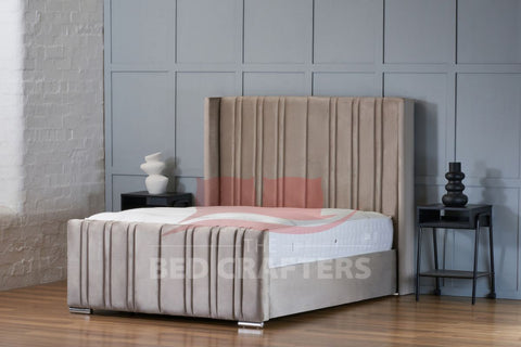 Oklahome Wingback Bed Frame