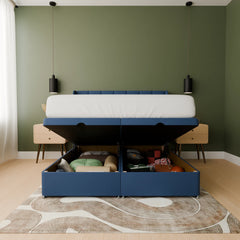 Praia Wingback Ottoman Bed Frame