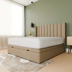 Tashken Wingback Ottoman Bed Frame