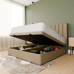 Tashken Wingback Ottoman Bed Frame