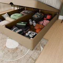 Tashken Wingback Ottoman Bed Frame