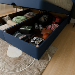 Praia Wingback Ottoman Bed Frame