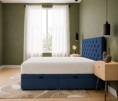 Praia Wingback Ottoman Bed Frame