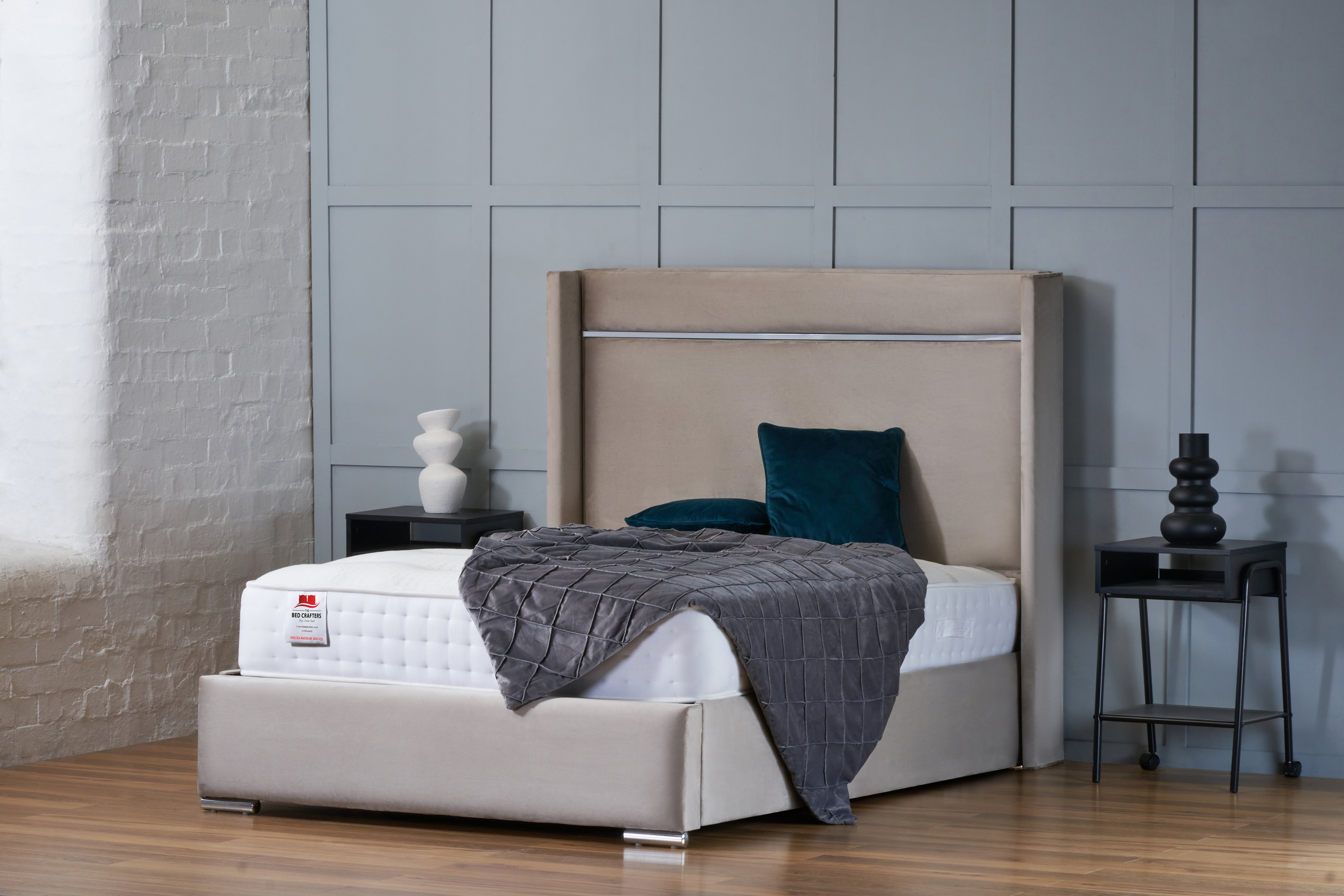 Bradford Wingback Bed Frame | Luxury UK Beds | Bed Crafters – The Bed ...