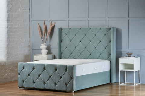 Boulder Wingback Bed Frame