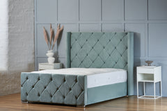 Boulder Wingback Bed Frame