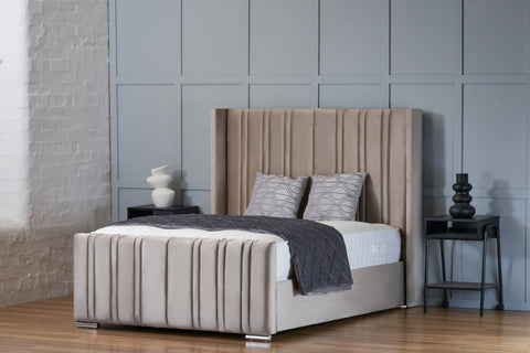 Oklahome Wingback Bed Frame