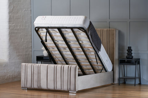 Oklahome Wingback Bed Frame