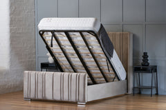 Oklahome Wingback Bed Frame