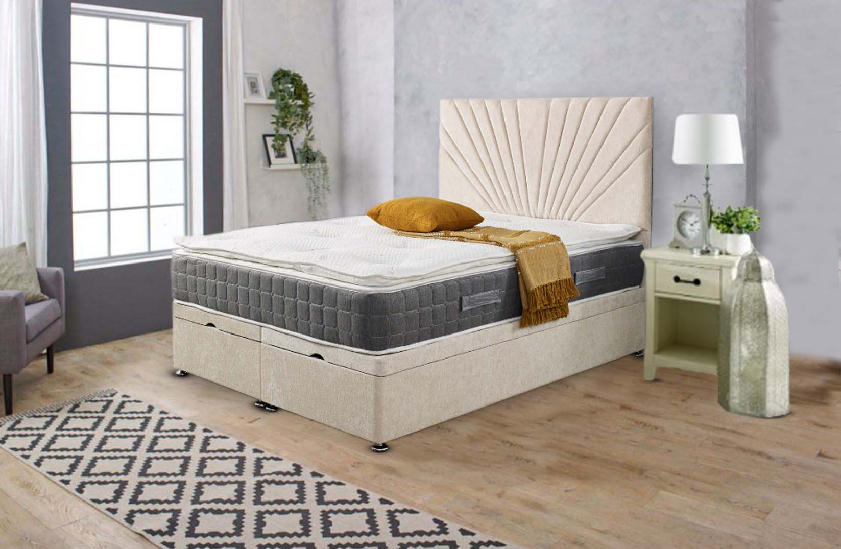 Marigot Ottoman Bed Frame with storage