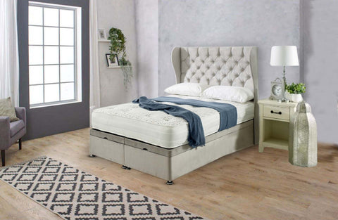 Wingback Ottoman Bed Frame - Ottoman Divan Bed