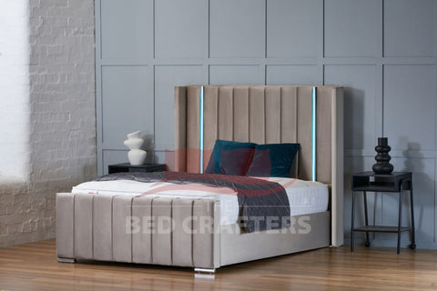 Baton Rouge Wingback Bed Frame