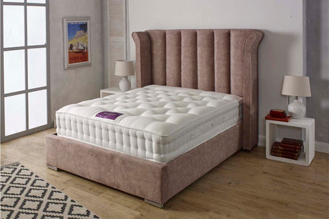 Luxury Sleigh Vienna Bed Frame With Wings